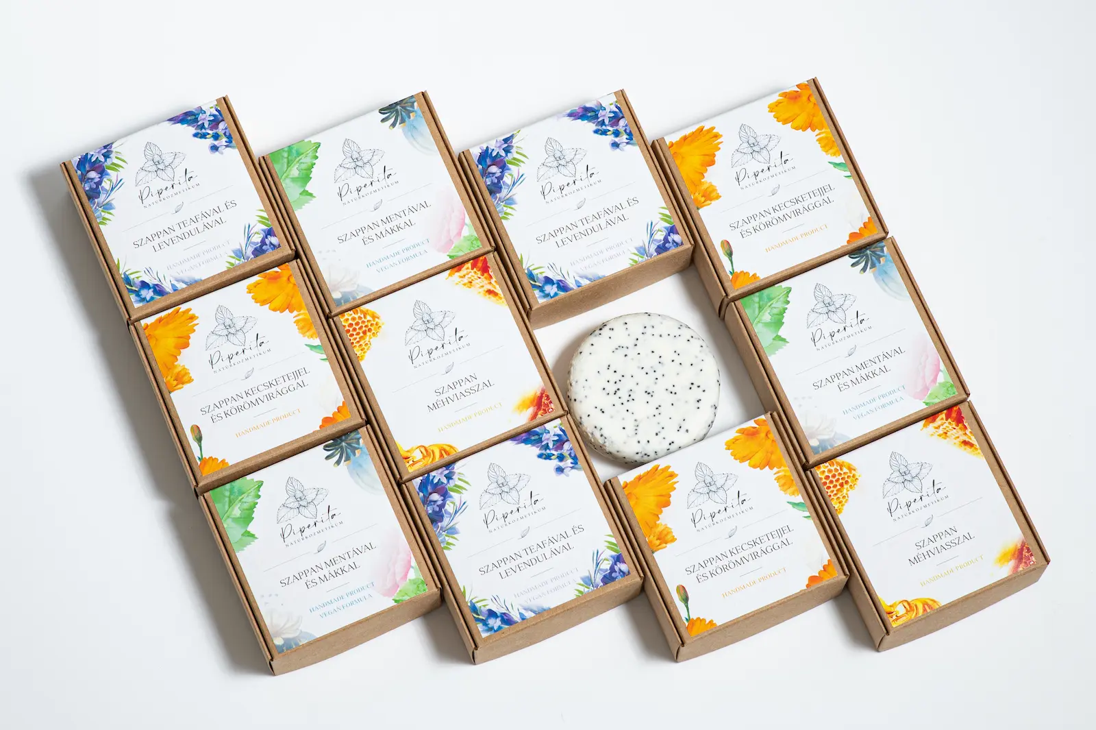 Hidegeljárással és kézzel készített szappanok