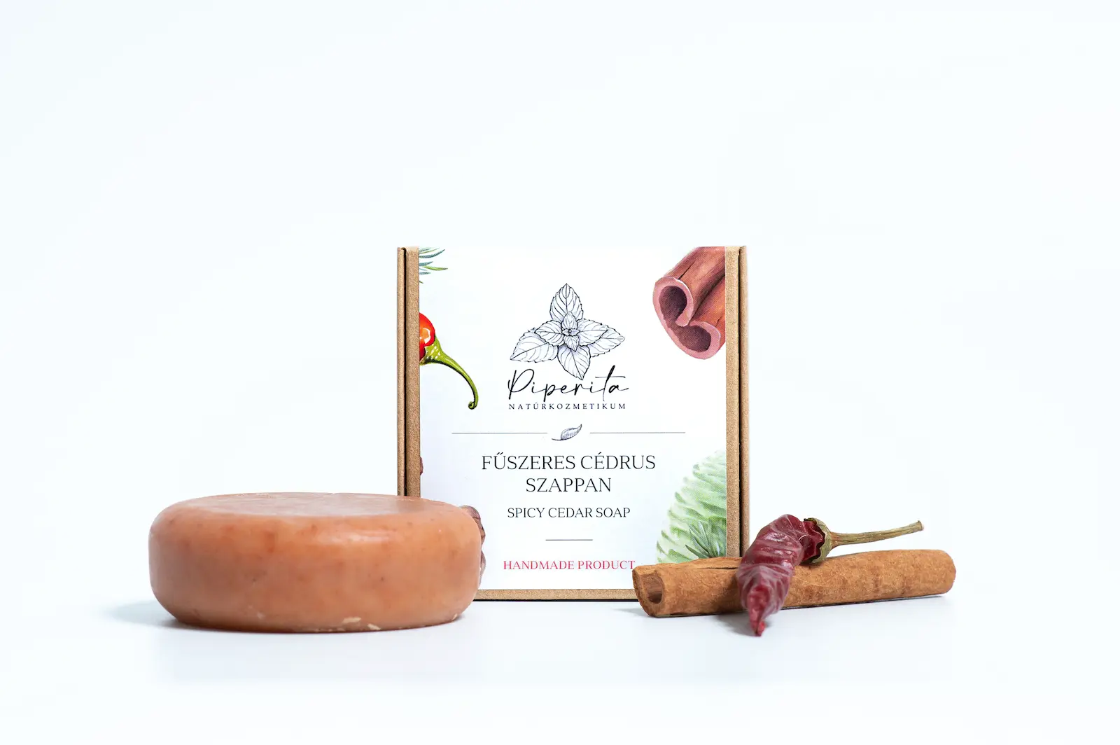 Piperita Fűszeres cédrus szappan