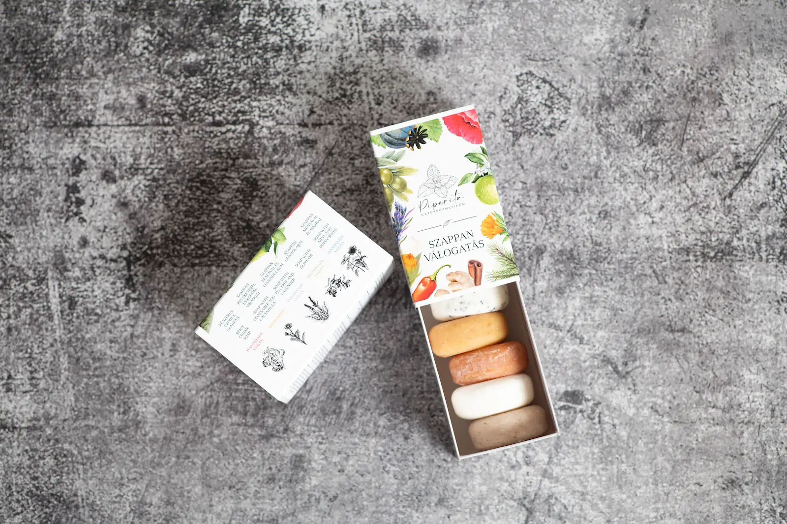 Piperita mini szappanok