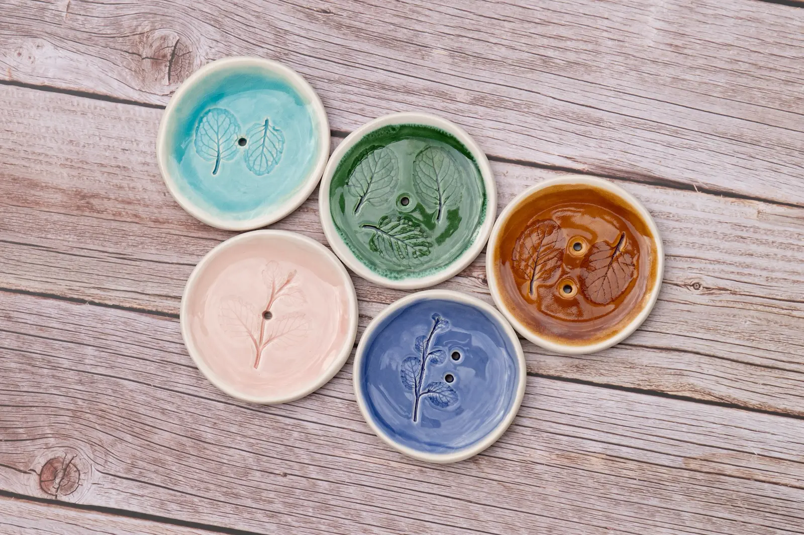 Piperita kerek szappantartók